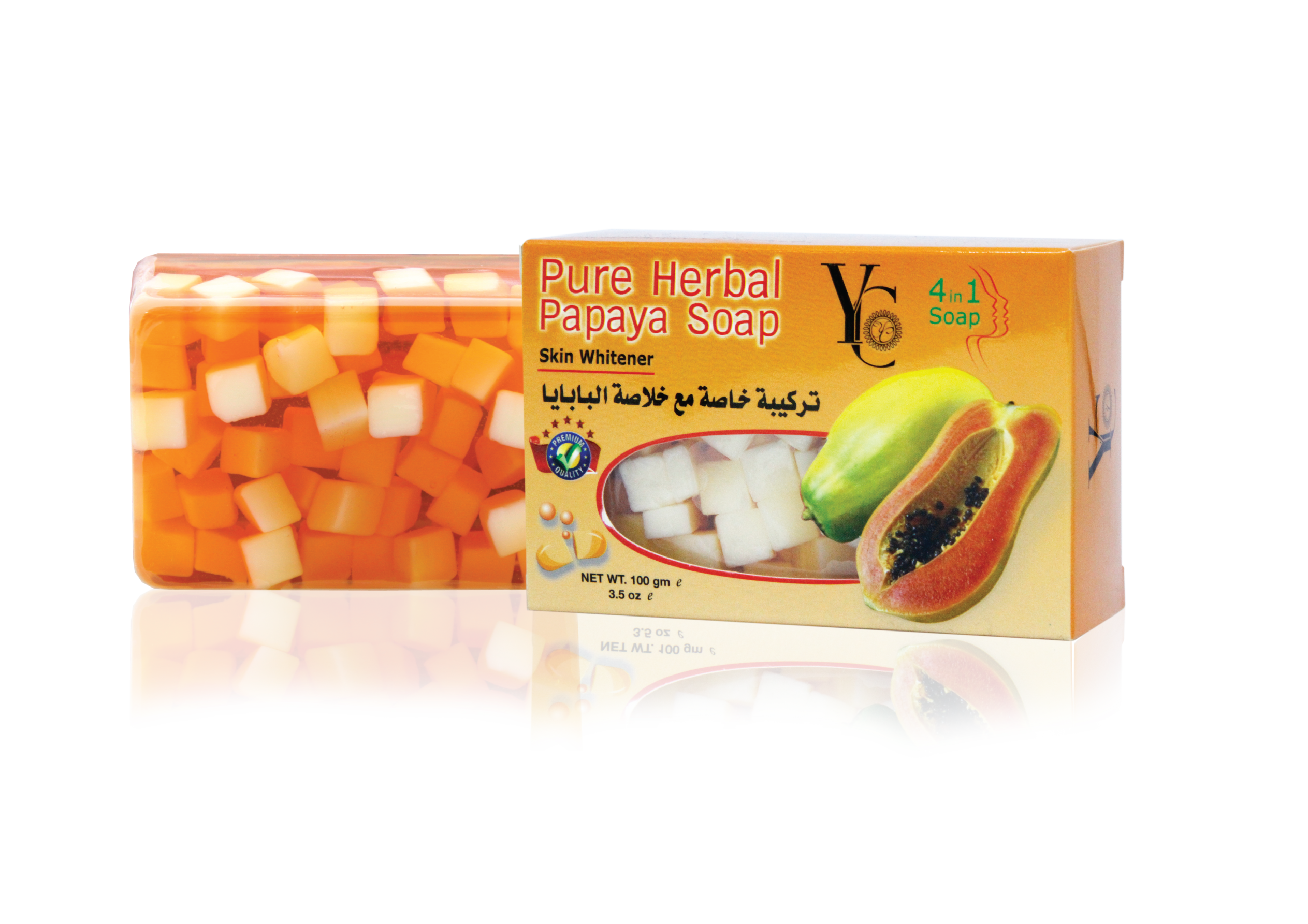 Pure Papaya 4 in 1 Herbal Soap