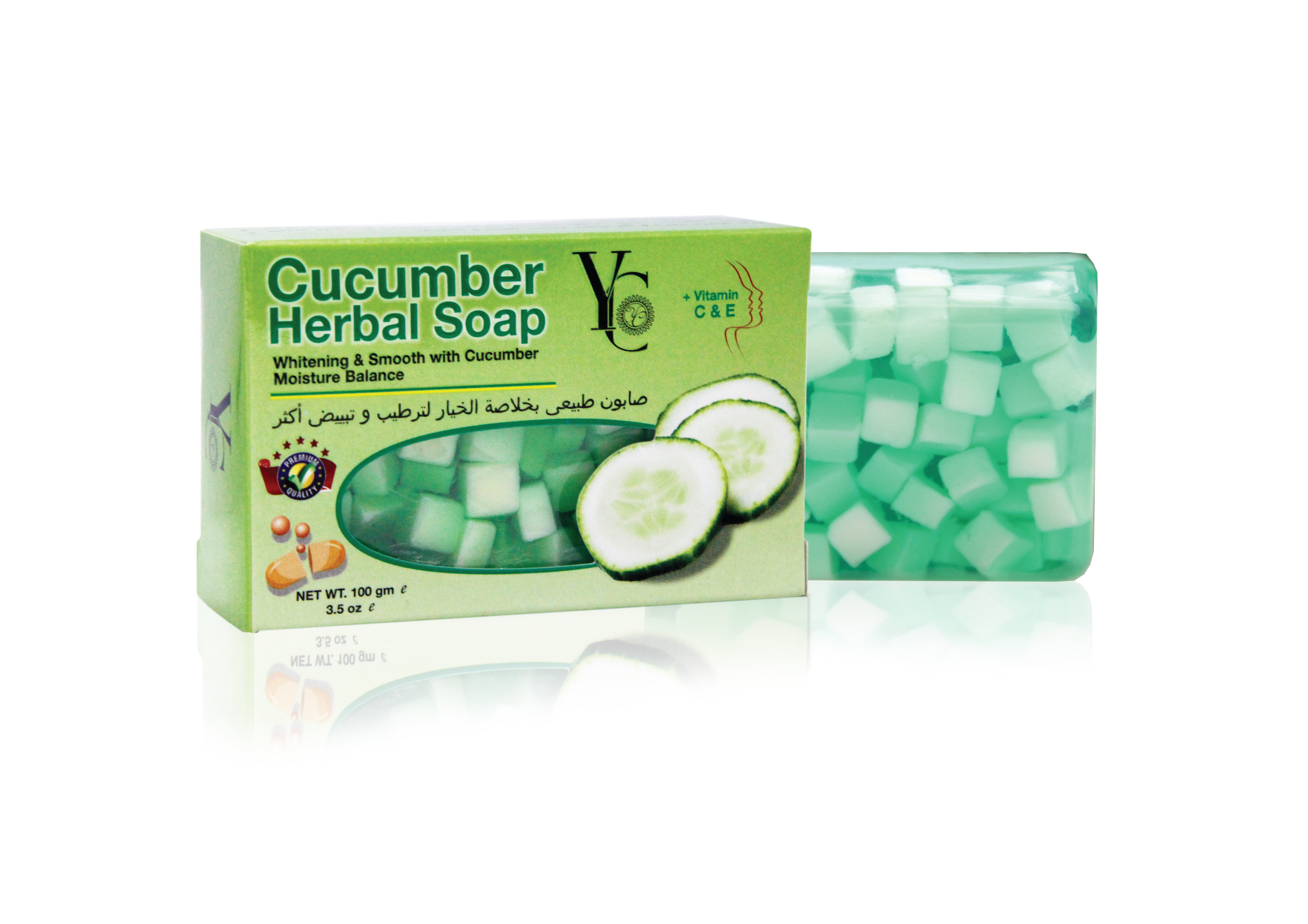 Cucumber 4 in 1 Herbal Soap